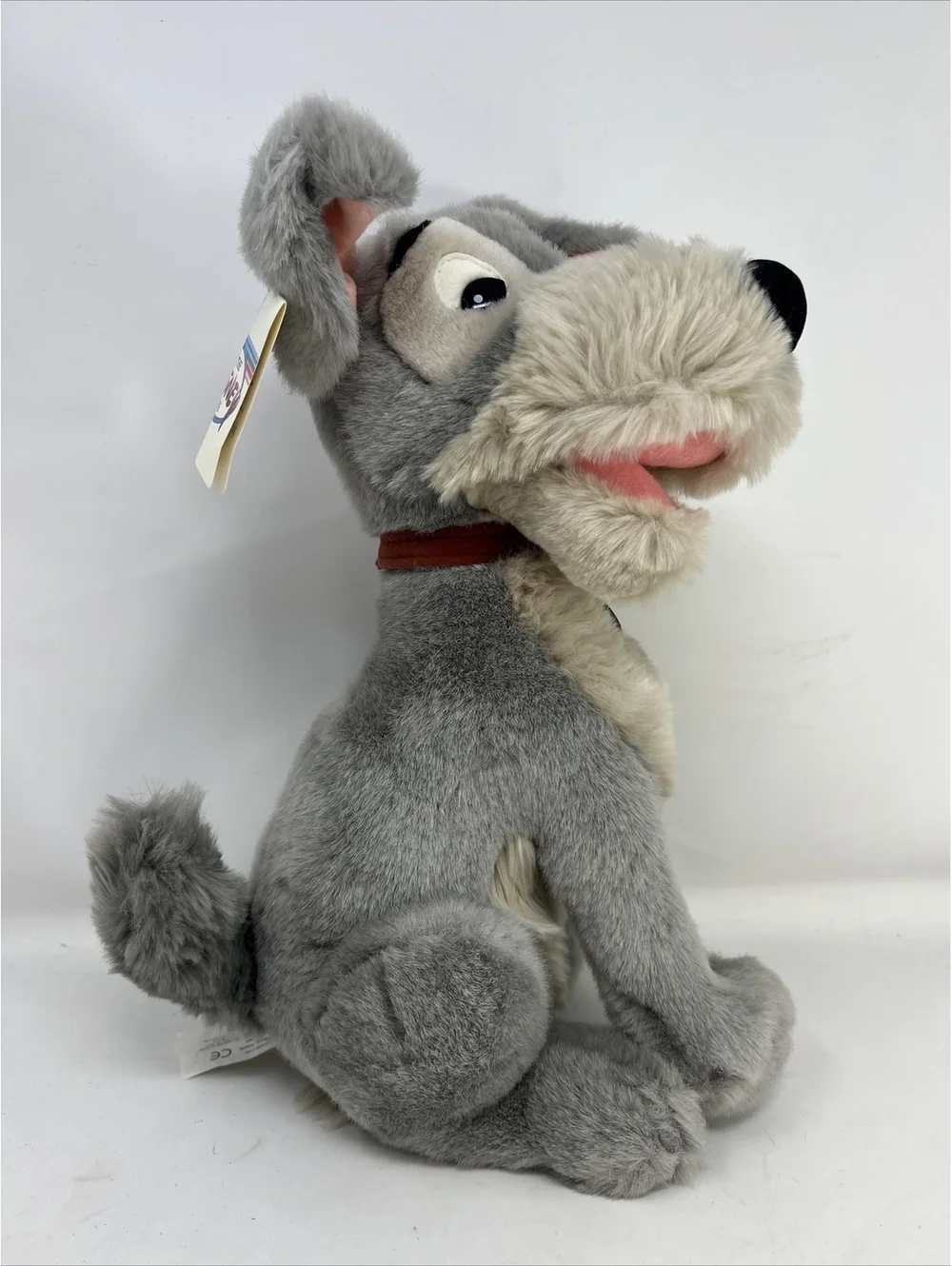 Vintage NWT Disney Store The Lady and the Tramp 14” Plush Doll with Metal Tag